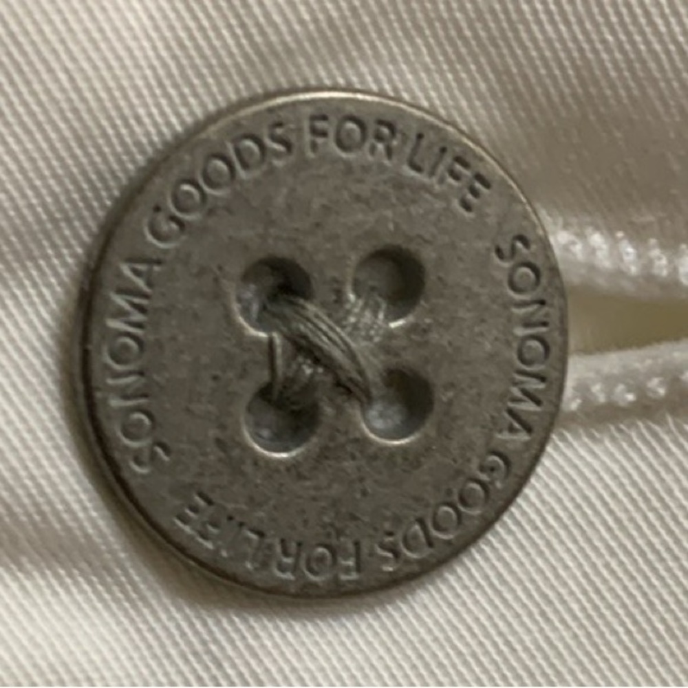 Sonoma White Bermuda Mid-Rise Cargo Shorts Ultra Comfort Waist Size 16 New - Picture 9 of 10